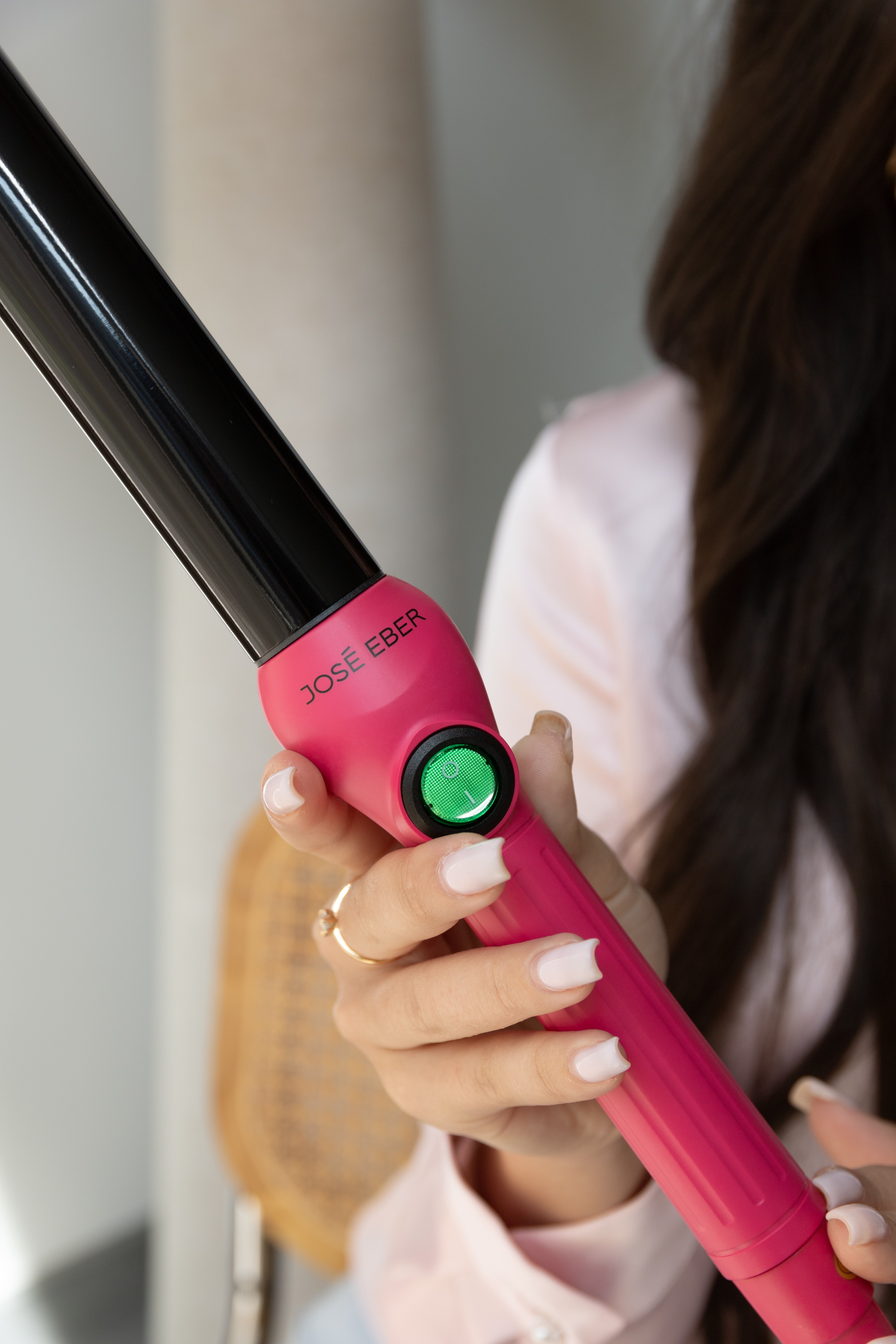 Fer à friser automatique 32mm rose