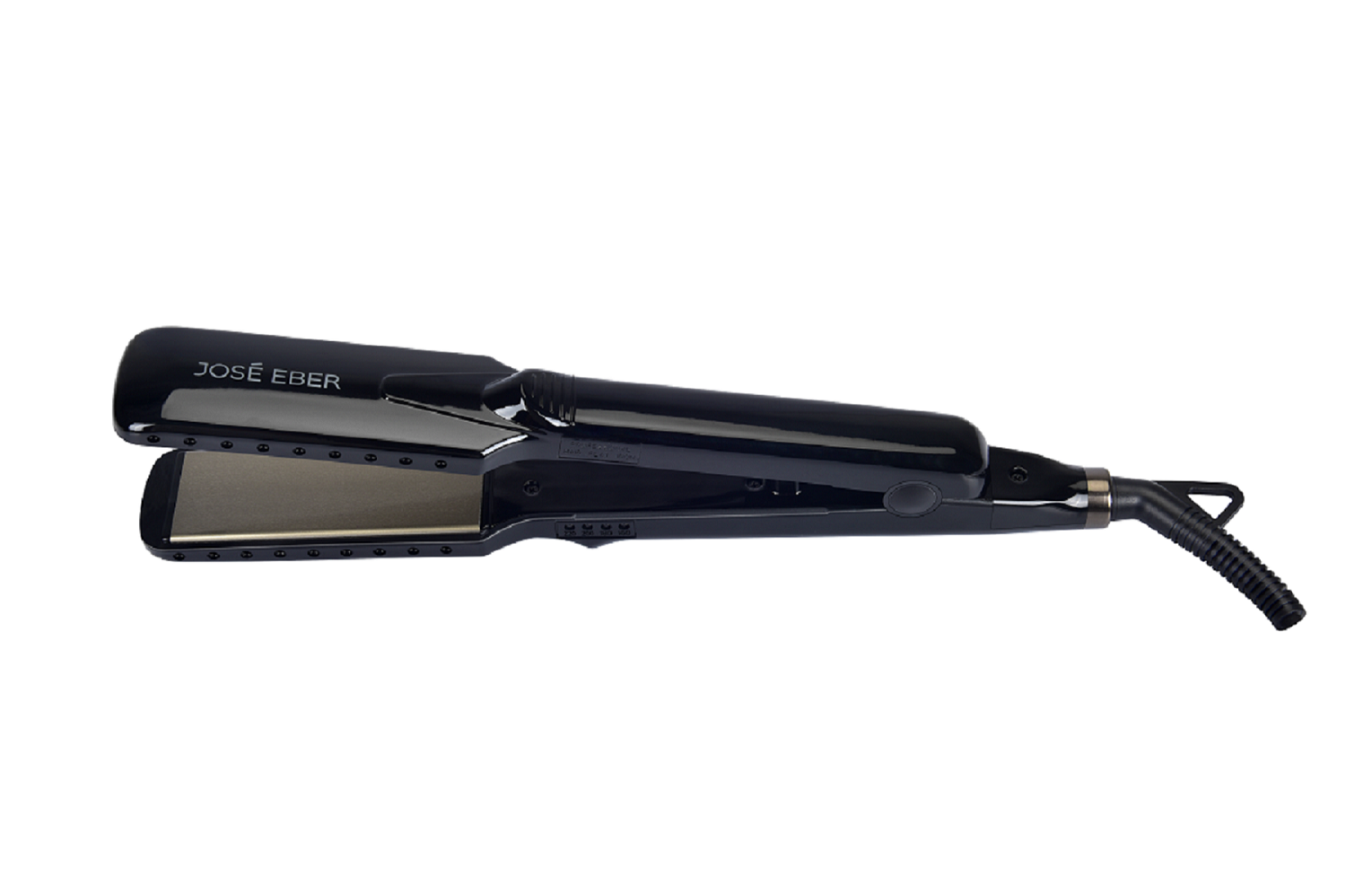 Wet or Dry Flat Iron Glossy Black